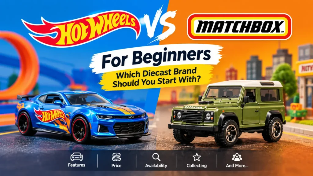 Hot Wheels vs Matchbox diecast cars for beginners
