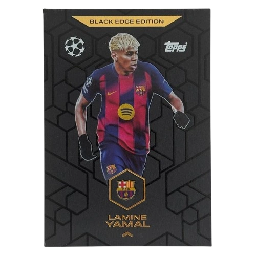 Lamine Yamal BE3 Black Edge Topps Match Attax 2025/26