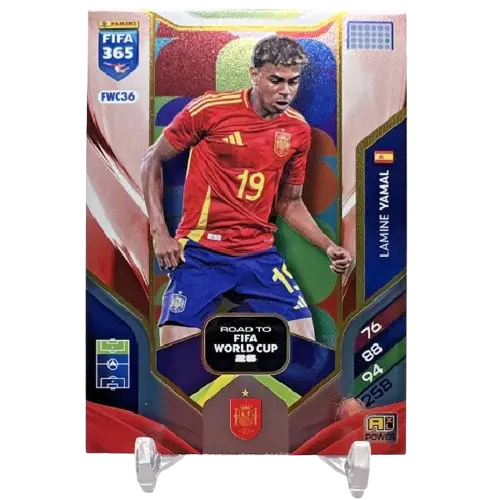 Lamine Yamal Spain 2026 Panini FIFA 365 Adrenalyn XL Road to FIFA WC FWC36