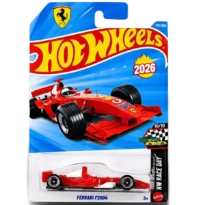 Hot Wheels Ferrari F2004 173/250 Red