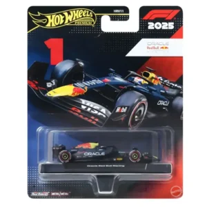 Hot Wheels Premium 2025 Oracle Red Bull Racing F1 Team #1 Max Verstappen die-cast car in original blister packaging