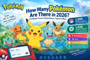 How Many Pokémon Are There in 2026? Complete Count Explained
