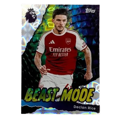 2025-26 Topps Premier League Declan Rice Beast Mode #421 Arsenal football trading card